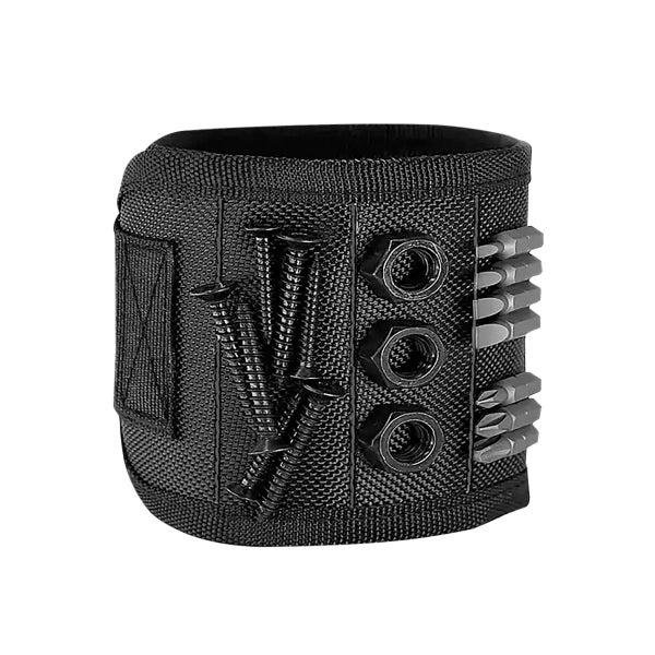 STAHLWERK Magnet-Armband für Heim-Handwerker mit Klettverschluss zur Befestigung