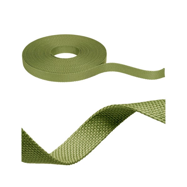ULine Gurt 10m Dacron Textil Kupfer Grün