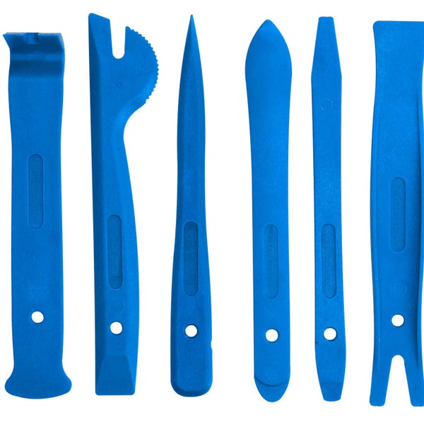 Kunststoff Demontagewerkzeug Set, sechs verschiedene Werkzeuge