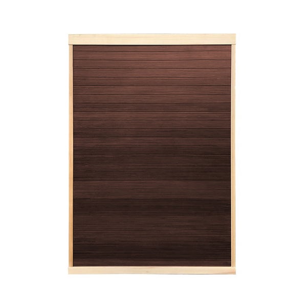 Home Deluxe – Infrarotkabine – MORENO - M – 135 x 105 x 190 cm - für 2 Personen, 5 Vollspektrumstrahler – Holz: Hemlocktanne I Infrarotsauna, Sauna, Wärmekabine, Infrarot
