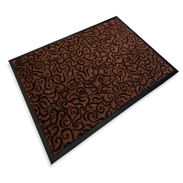 FLOORDIREKT Sauberlaufmatte Brasil - Türvorleger Individuell einsetzbar - 90 x 120 cm - Braun