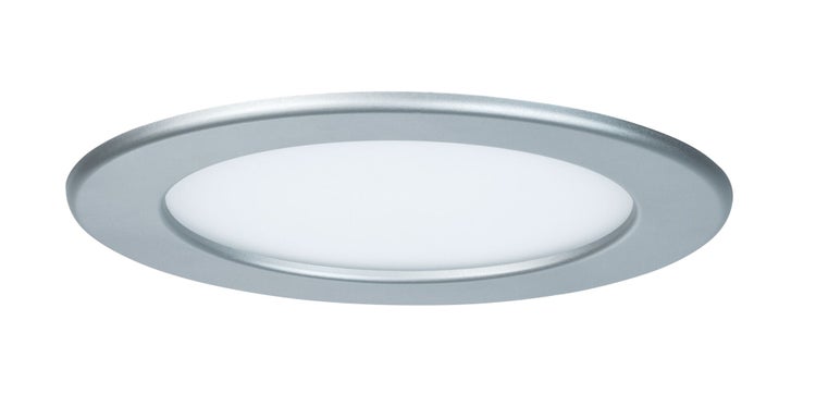 Runde LED Einbauleuchte mit flachem Design und diffuser Abdeckung für den Innenbereich