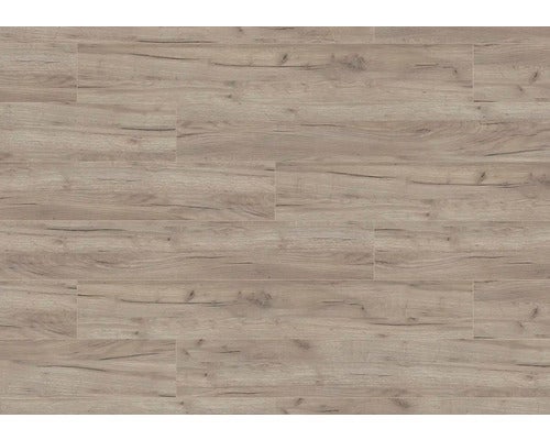 Verlegte Laminatbodenplatten mit Holzstruktur.