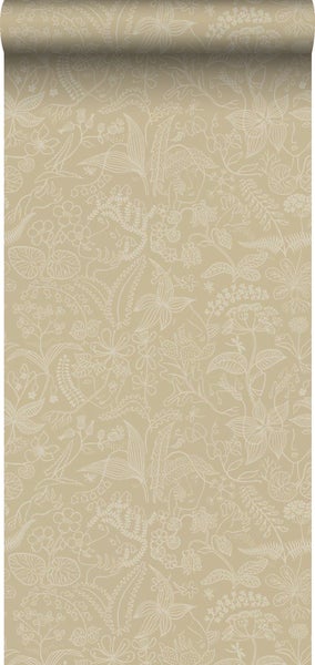 Tapetenrolle mit floralem Muster für die Wandgestaltung