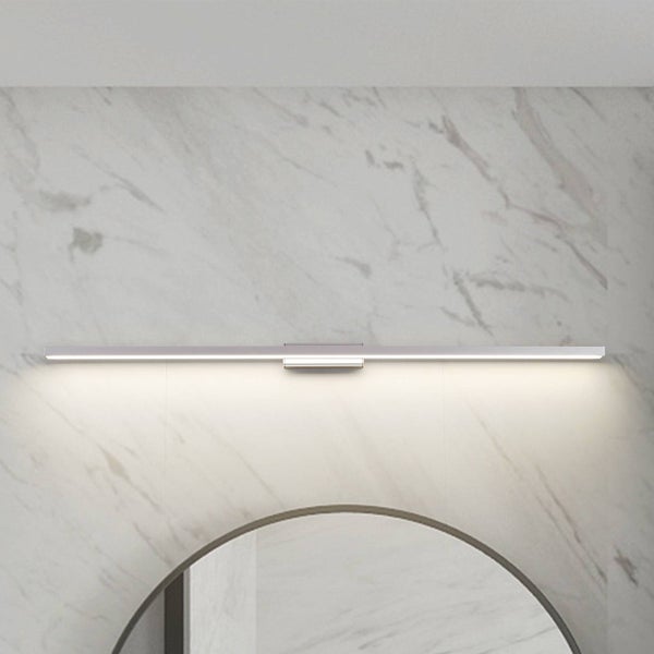Lindby LED Wandleuchte, Wandlampe Bad Alenia (spritzwassergeschützt (Modern) in Alu aus Aluminium (1 flammig ) - Wandleuchten Spiegelleuchte Badezimmer Wandbeleuchtung Badezimmerleuchte