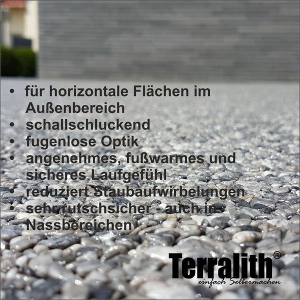 Terralith Marmor - Steinteppich mix firenze für 1 qm - außen -