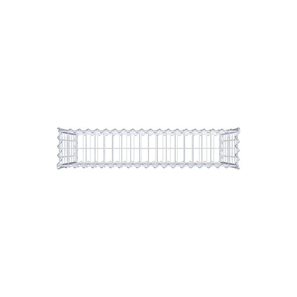 Gabione 100 cm x 70 cm x 20 cm (L x H x T), Maschenweite 5 cm x 10 cm, Spirale