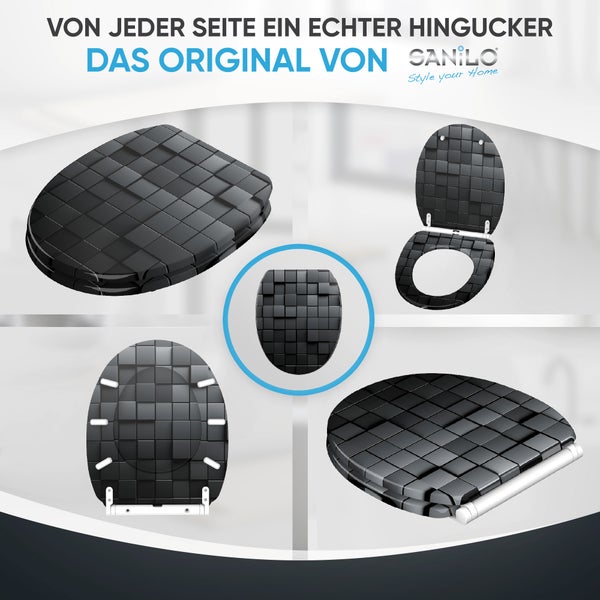 WC-Sitz mit Absenkautomatik & Top Fix Cube