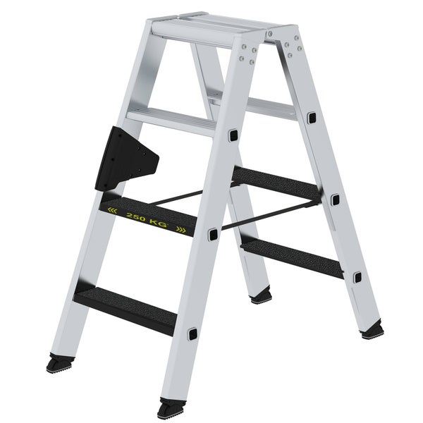 Aluminium Klapptritt mit einer maximalen Belastbarkeit von 250 kg