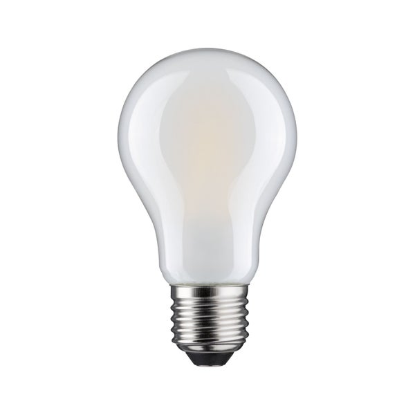 LED-Leuchtmittel in Birnenform mit mattiertem Glas und E27 Sockel