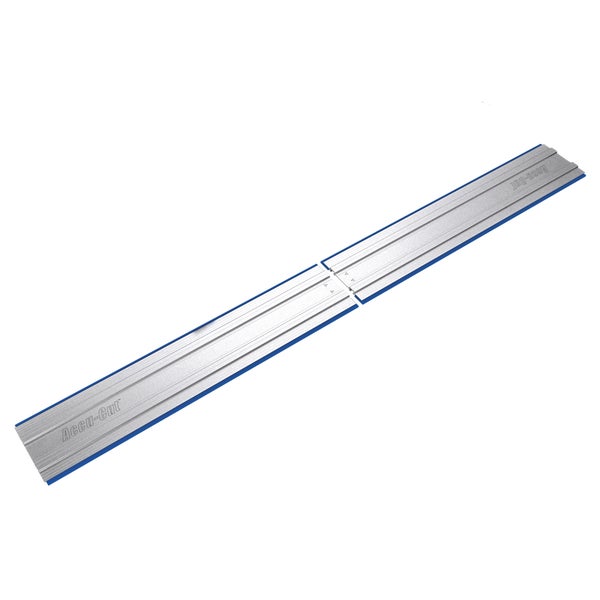 Zweiteiliges Führungsschienensystem Accu-Cut aus Aluminium für Kreissägen.