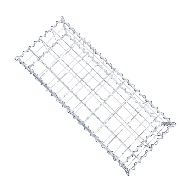 Gabione 100 cm x 20 cm x 40 cm (L x H x T), Maschenweite 10 cm x 10 cm, Spirale
