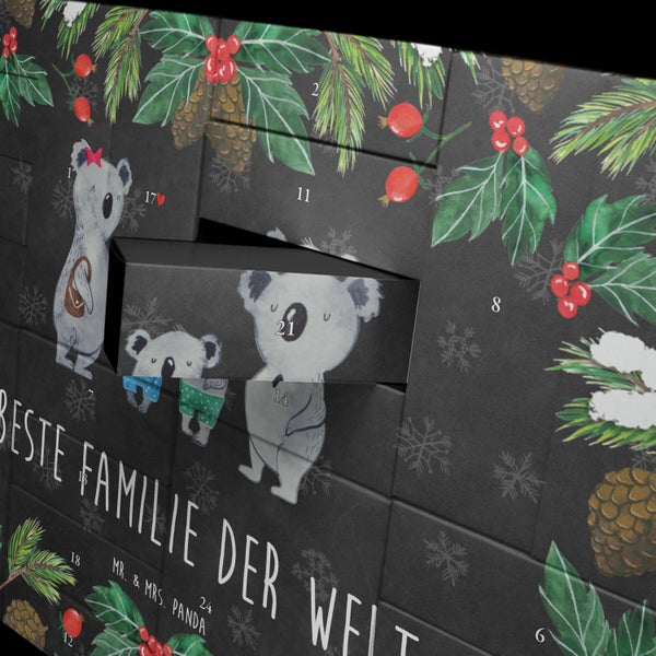 Mr. & Mrs. Panda Befüllbarer Adventskalender Koala Familie zwei - Schwarz