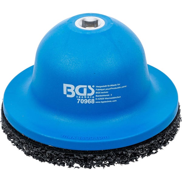 BGS technic Reinigungsscheibe mit BGS technic Logo