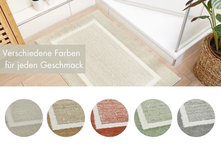 Badematte Maui 60 x 100 cm in Beige