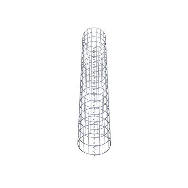 Gabionensäule Durchmesser 27 cm, MW 5 x 10 cm rund - Höhe: 1,70 m