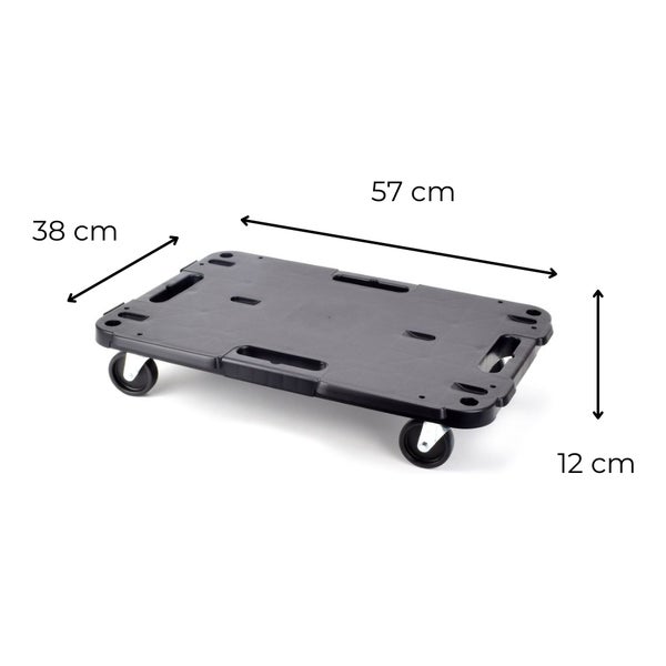 Transportroller Rollbrett Transportrollen Rollbrett Werkstatt Pflanzen Rollbretter Transport Möbelrollen flach Pflanzenroller eckig Transporthilfe mit Rollen