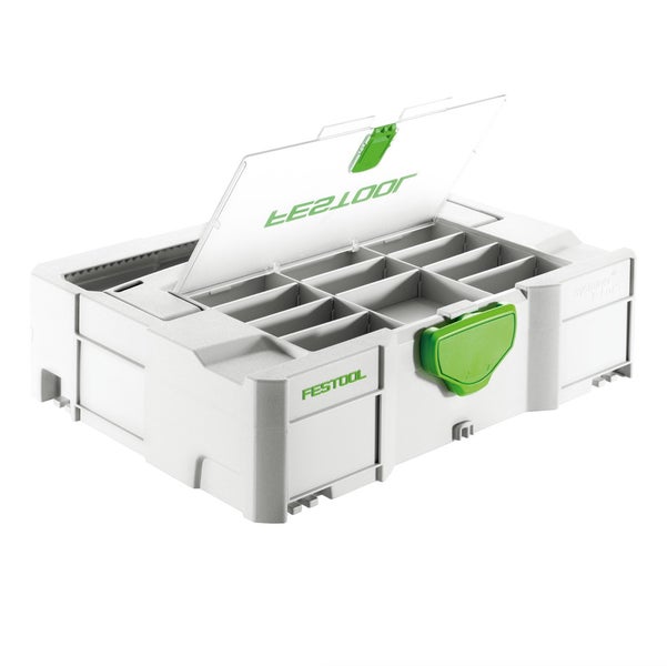 Festool Systainer T-LOC DF SYS 1 TL-DF Werkzeug Koffer lichtgrau koppelbar ( 497851 )