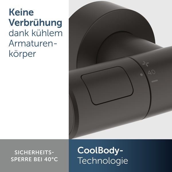 Armatur mit CoolBody Technologie für Sicherheit bei 40 Grad