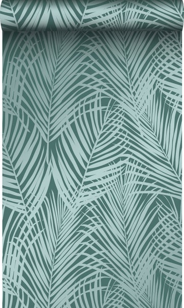 Origin Wallcoverings Tapete Palmenblätter Smaragdgrün - 53 cm x 10.05 m - 347710