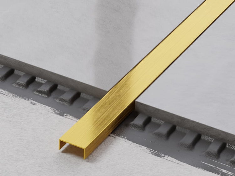 Fliesenprofil aus Metall