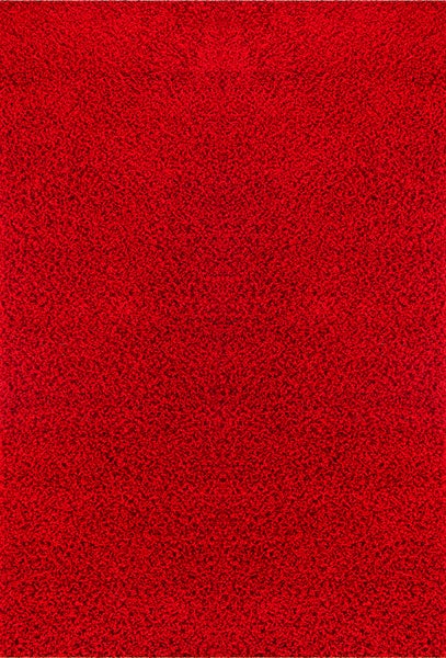 Moderner Hochfloriger Shaggy Teppich Rot 120x170 cm LILLY