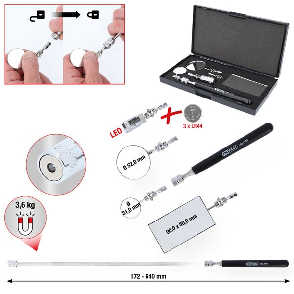 KS Tools Magnetheber mit Lampe