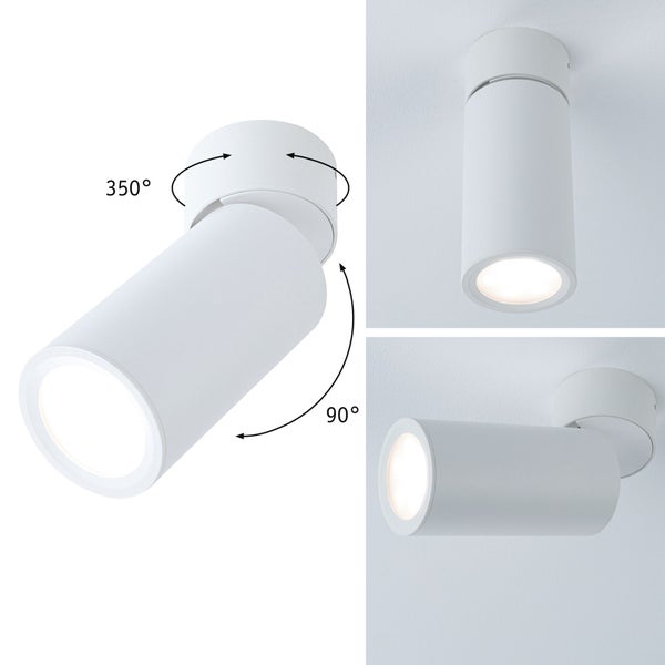 LED Deckenleuchte 3-Step-Dim Turnal Coin 2700K 470lm 230V 6W dimmbar Weiß matt