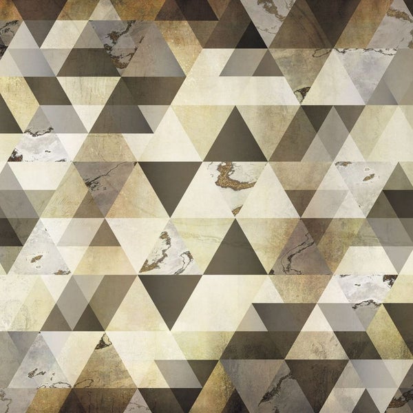 Grafisches Dreiecksmuster für Wandgestaltung