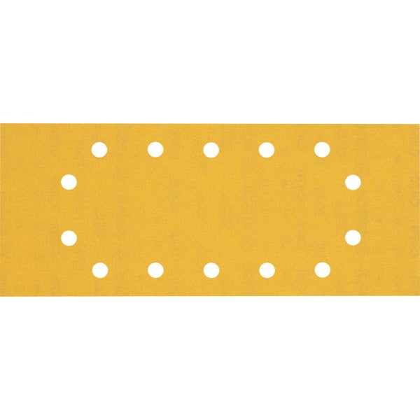 Dreieckschleifer mit Schleifpapier auf einer Holzoberfläche