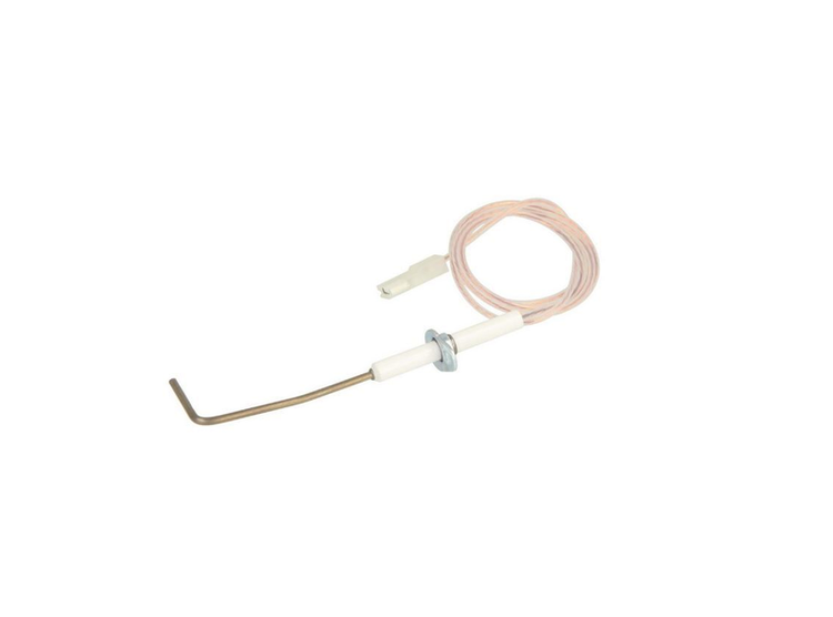 Zündelektrode für Gasgeräte mit Kabel und Anschlussstecker