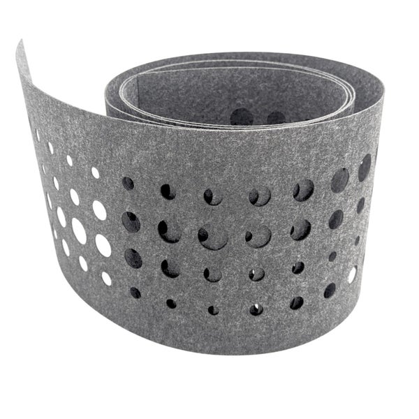 Gelochtes, gerolltes Filzband