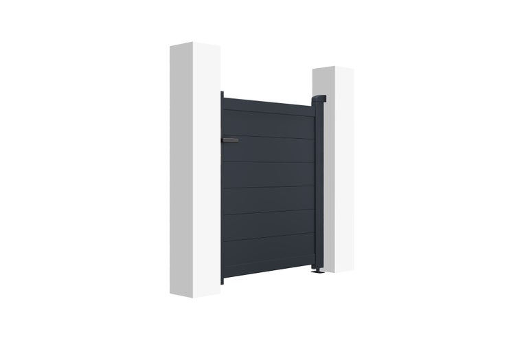 Gartentür aus Aluminium 1m EIGER 100P115