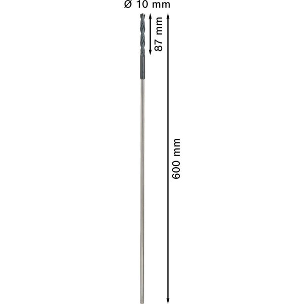 Bosch PRO Wood HSS Installationsbohrer 10 x 87 x 600 mm - 2608596343
