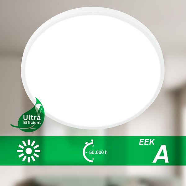 LED Deckenlampe Deckenleuchte Wohnzimmer Energieeffizienz A Neutralweiß