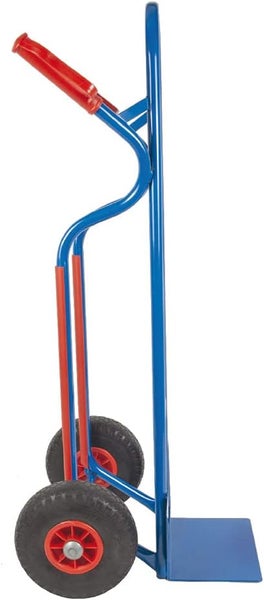 Sackkarre Trestles S04 Stahl | Treppensackkarre mit PU-Rädern & 250 kg Tragkraft | Blau | Profi-Transporthilfe Made in EU