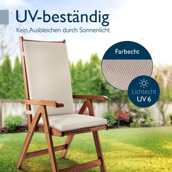 Gartenstuhl mit UV-beständigem Bezug
