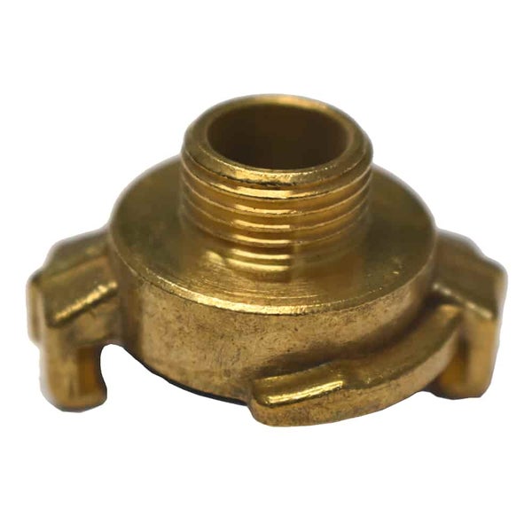 Messing Klauenkupplung mit 40mm Knaggenabstand passend zu Geka, 1/2 inch, Threaded piece with AG