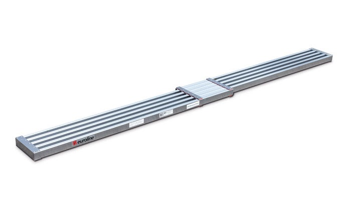 Aluminium Rollstuhlrampe zusammengeklappt