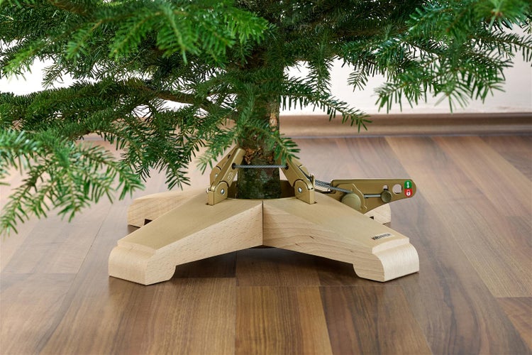 Weihnachtsbaumständer mit Baum