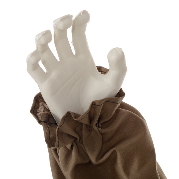Dekorative Halloween-Hand mit Stoffärmel