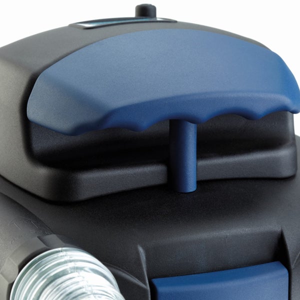 Handgriff an einem Teichdruckfilter aus Kunststoff