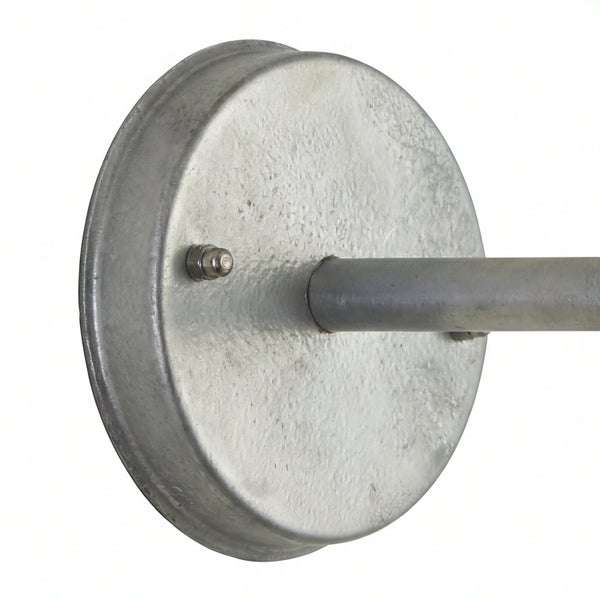 Metallhalterung für eine Stange zur Wandmontage