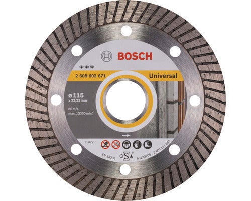 Diamanttrennscheibe Bosch Best for Universal Turbo 115x22,23mm
