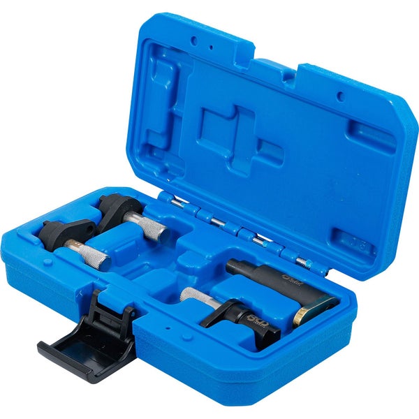 Steuerketten-Werkzeugsatz im blauen Kunststoffkoffer