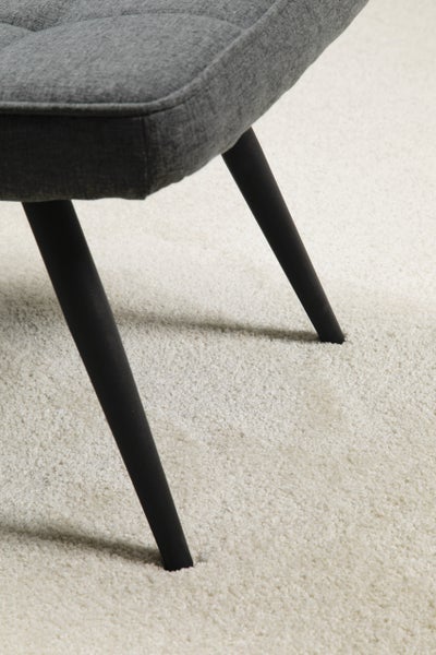 Kurzflorteppich Rund Creme Weiß Wogh WECONhome 200 cm rund
