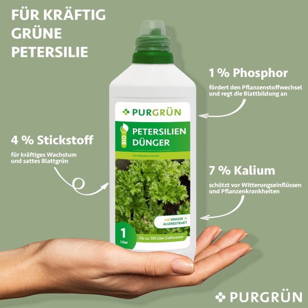 Purgrün Bio-Petersilien-Dünger 1 Liter