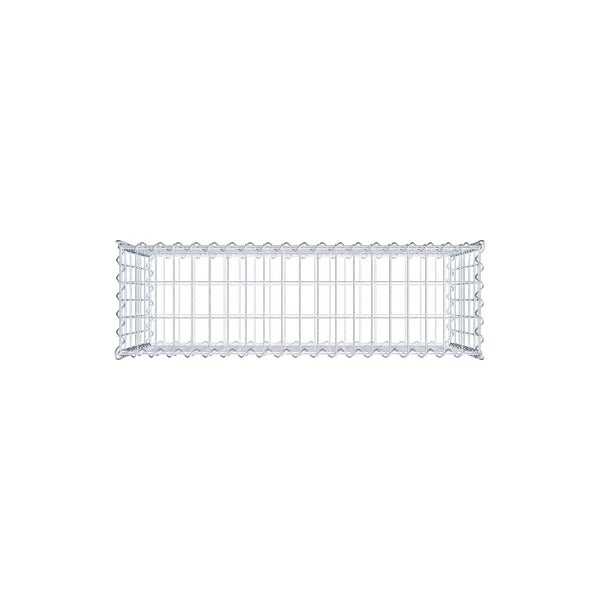 Gabione 100 cm x 60 cm x 30 cm (L x H x T), Maschenweite 5 cm x 10 cm, Spirale