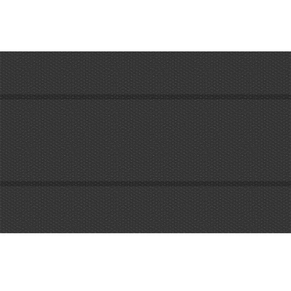 Poolabdeckung tectake  500 x 800 cm rechteckig und selbstschwimmend schwarz