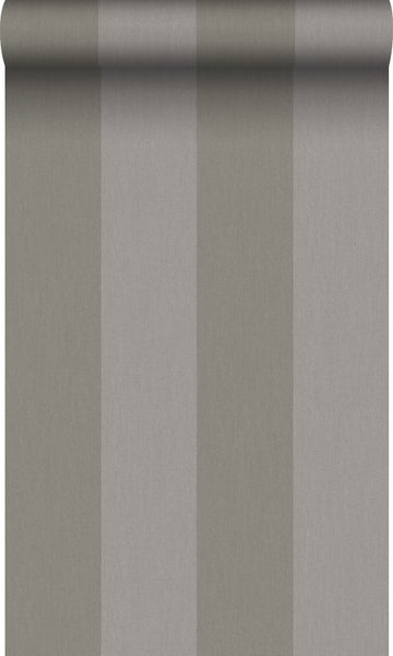 Origin Wallcoverings Tapete Streifen Taupe Grau - 53 cm x 10,05 m - 347013